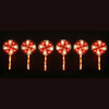 Jumbo Flashing Lollipop Path Lights (6pk) - 50cm