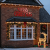 Fancy Merry Christmas Metal Sign 118cm