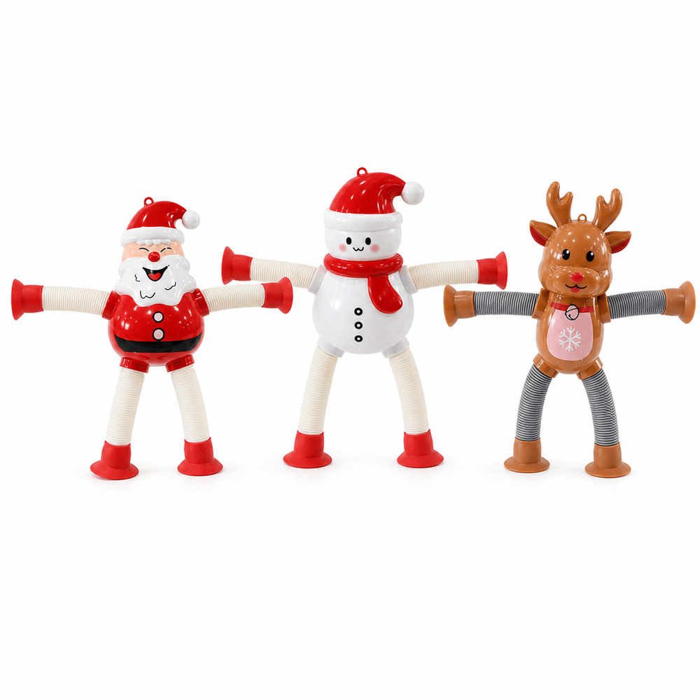 Christmas Retractable Character Toy Asst