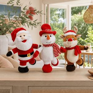 Musical Skating Christmas Plush