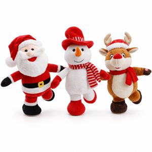 Musical Skating Christmas Plush