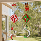 Christmas Hanging Wind Spinner (90cm) Asst
