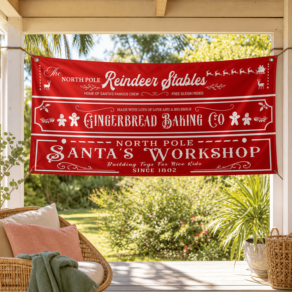 Christmas Traditional Banner (210cm)