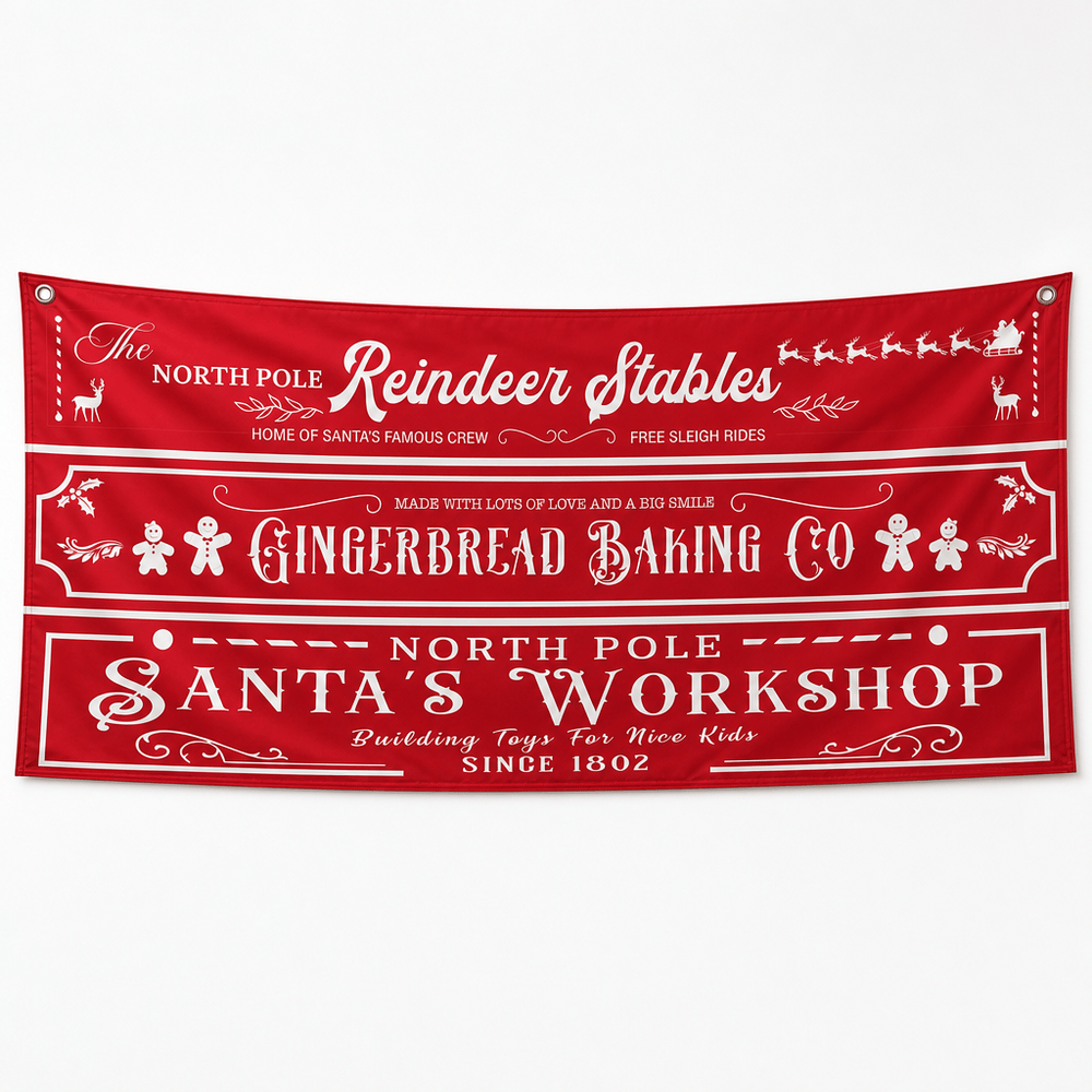 Christmas Traditional Banner (210cm)