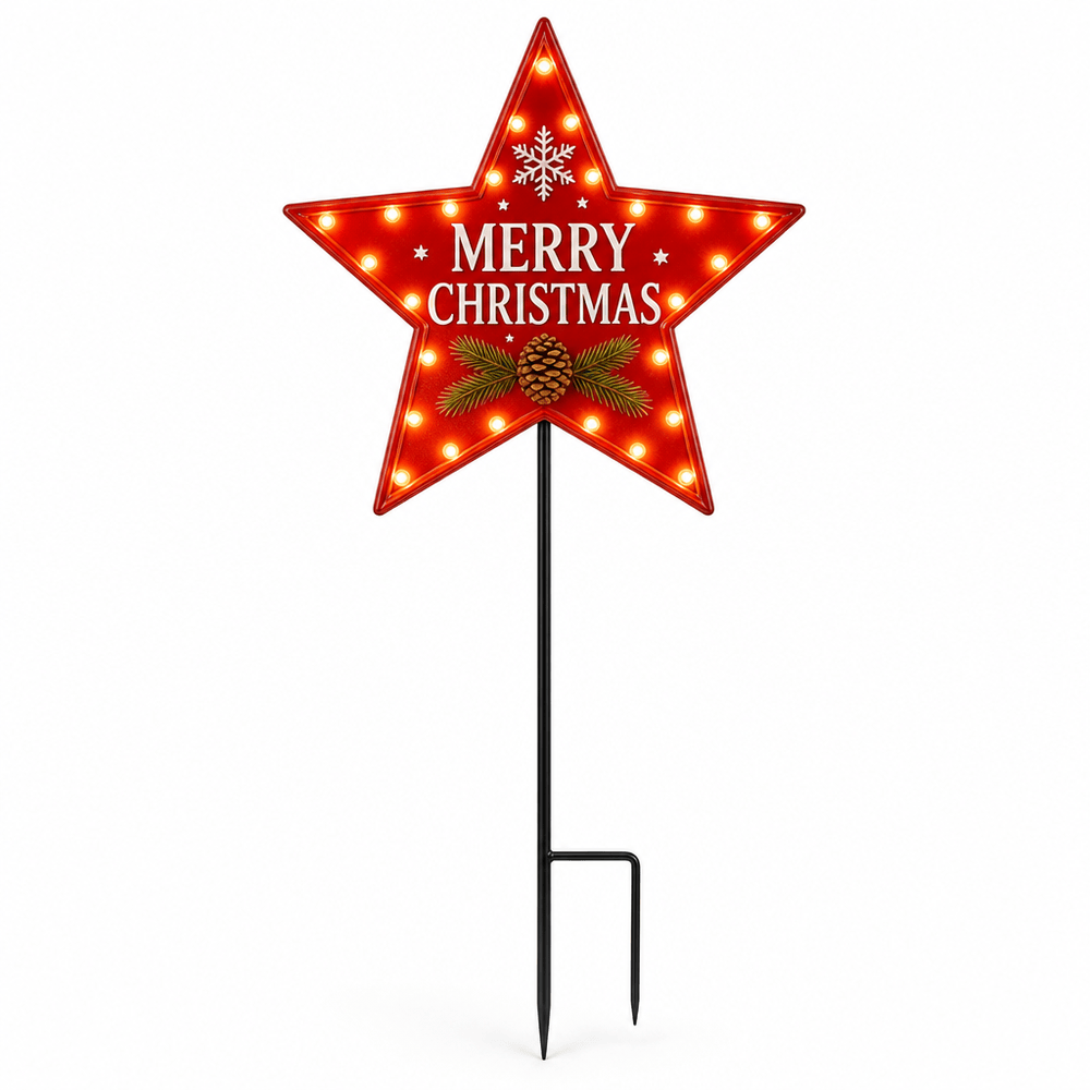 LED Star Stake Light