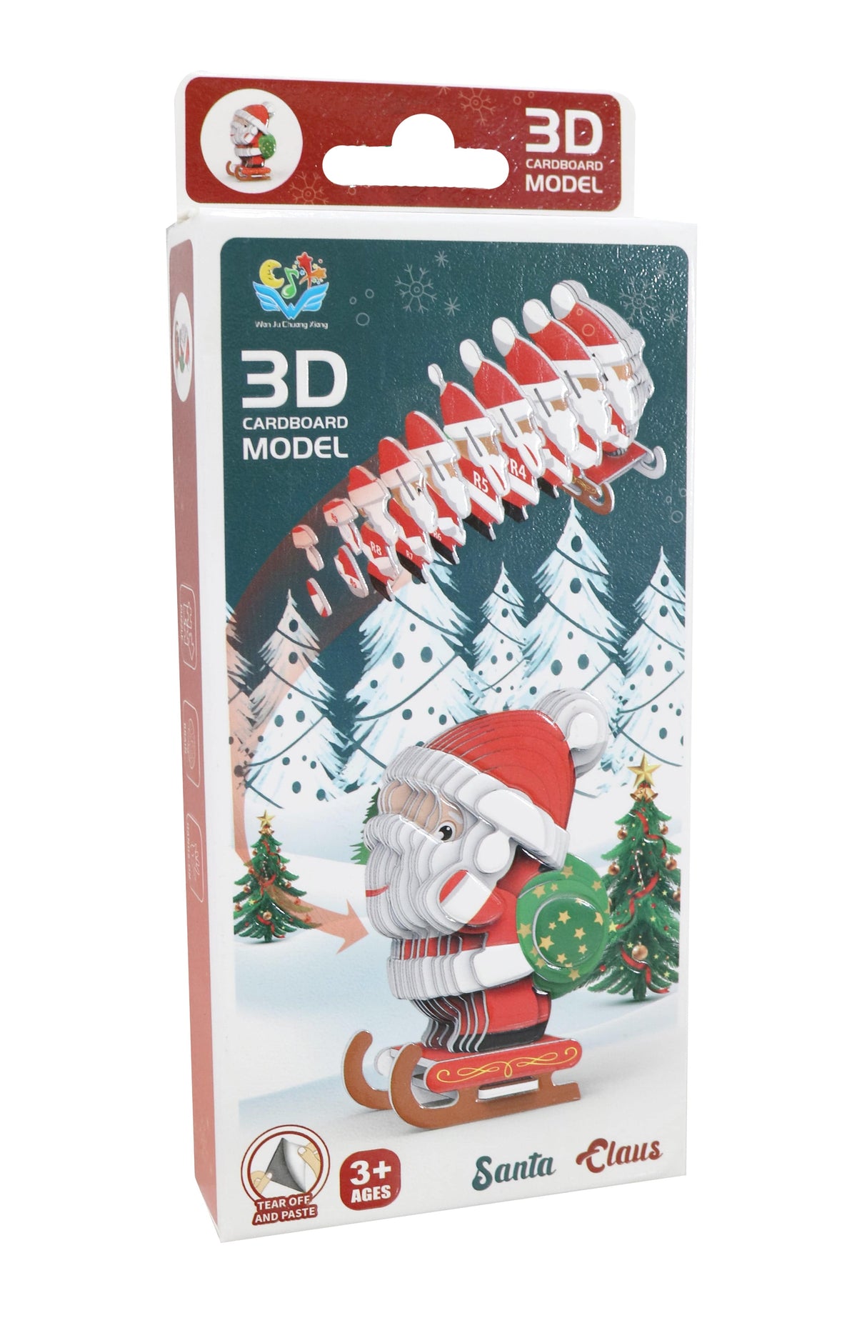 Christmas 3D Puzzle Character 3 Asst