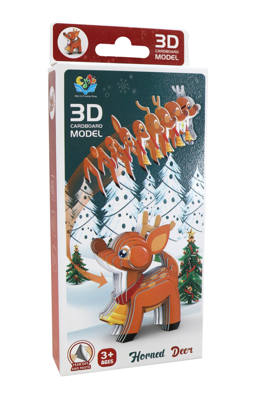 Christmas 3D Puzzle Character 3 Asst