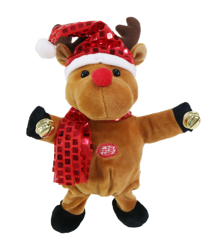 Plush Sing & Slide Character with Bells 3 Asst (20cm)