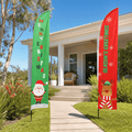 Printed Garden Flag 6 Asst (220cm)