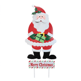 Metal Character Lawn Sign Asst
