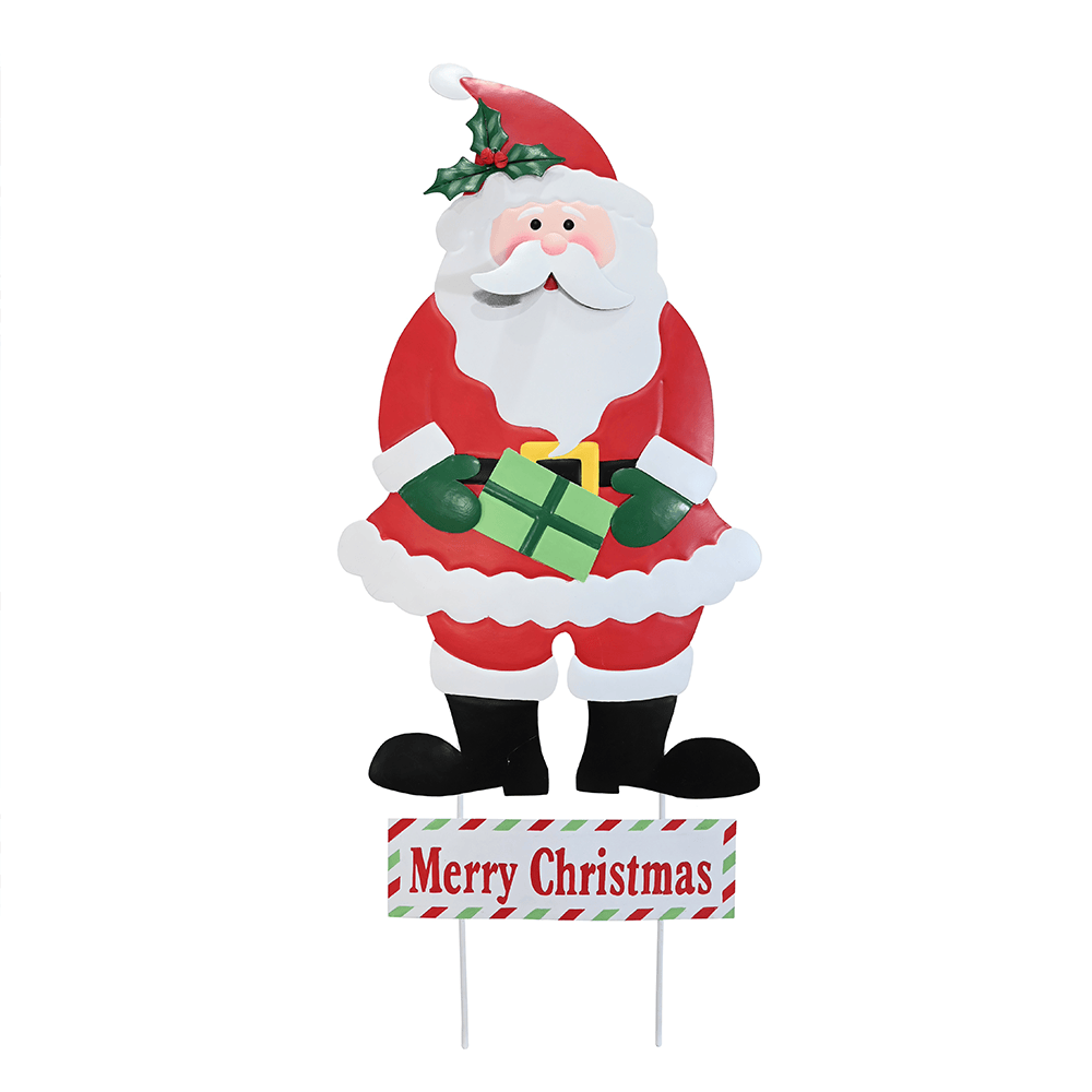 Metal Character Lawn Sign Asst