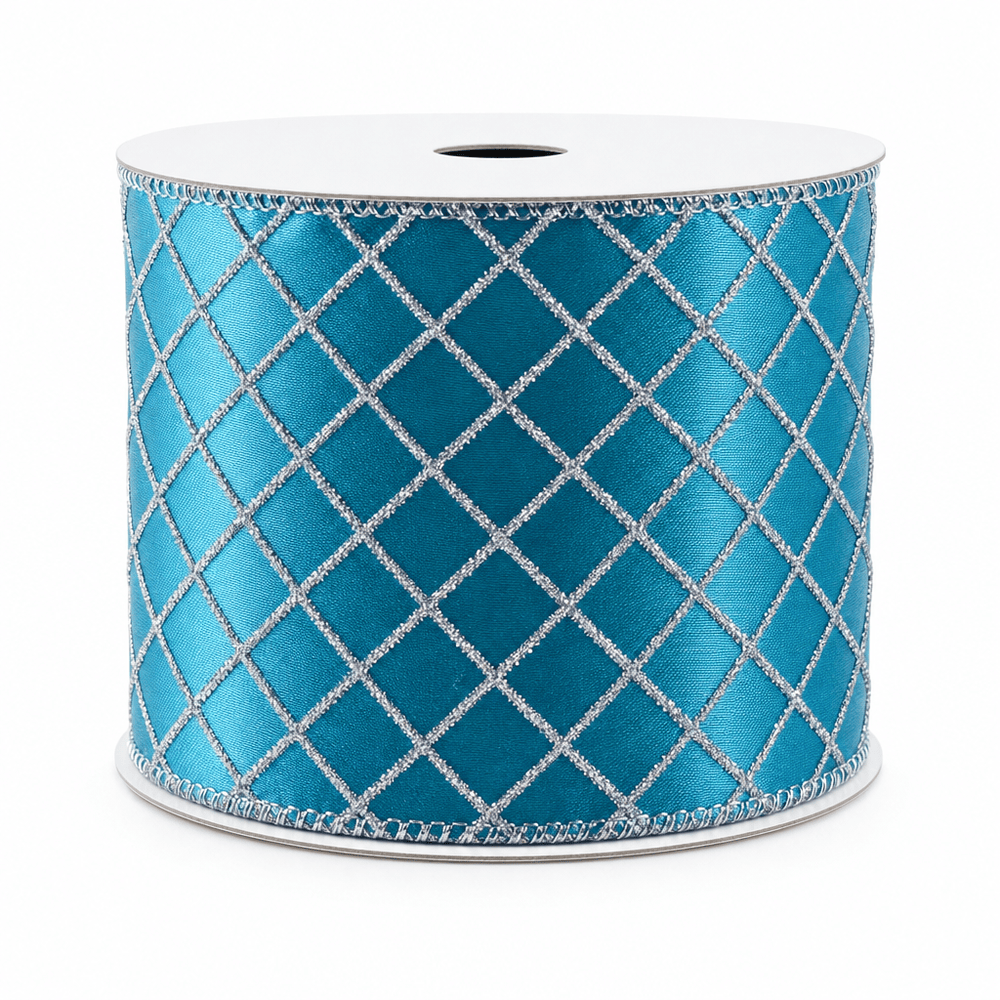Glitter Trellis Ribbon (63mm x 2.7m)