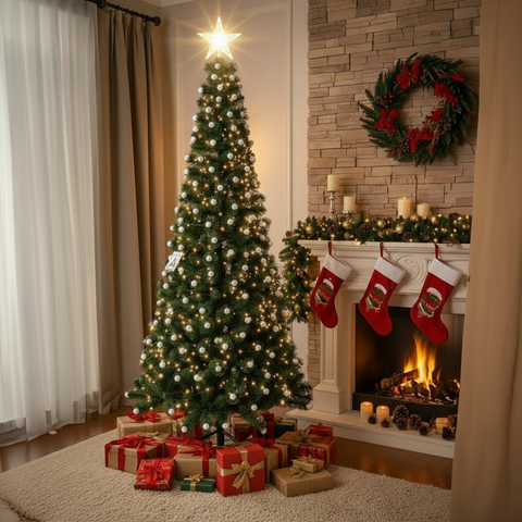 LED Fibre Optic Tree Colour Change Ball (2.1m)