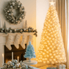 LED Cream Pampas Fibre Optic Tree 5ft (150cm)