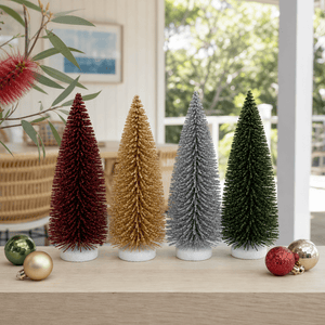 Glitter Bristle Tree (14.5cm)