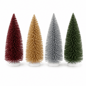 Glitter Bristle Tree (14.5cm)