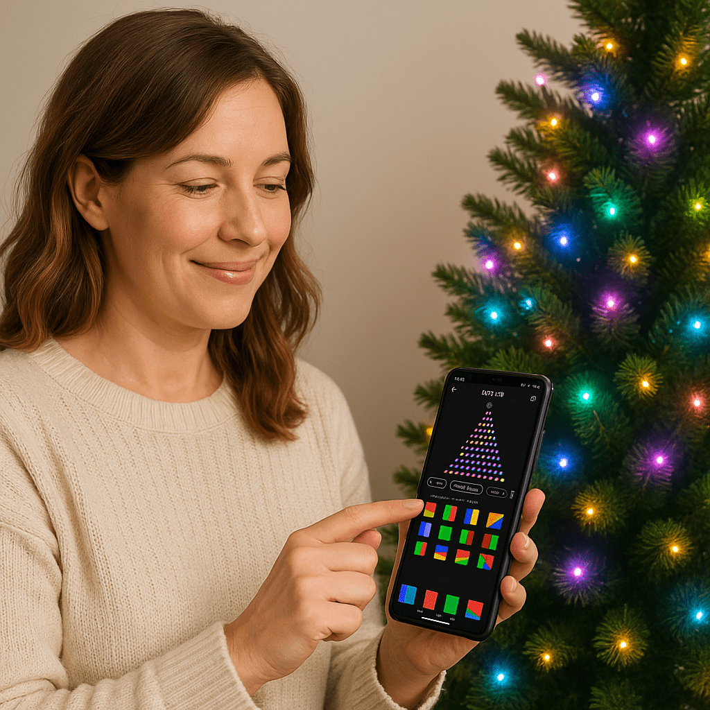 App Lightshow Pre-Lit Tree 6ft (1.8m)