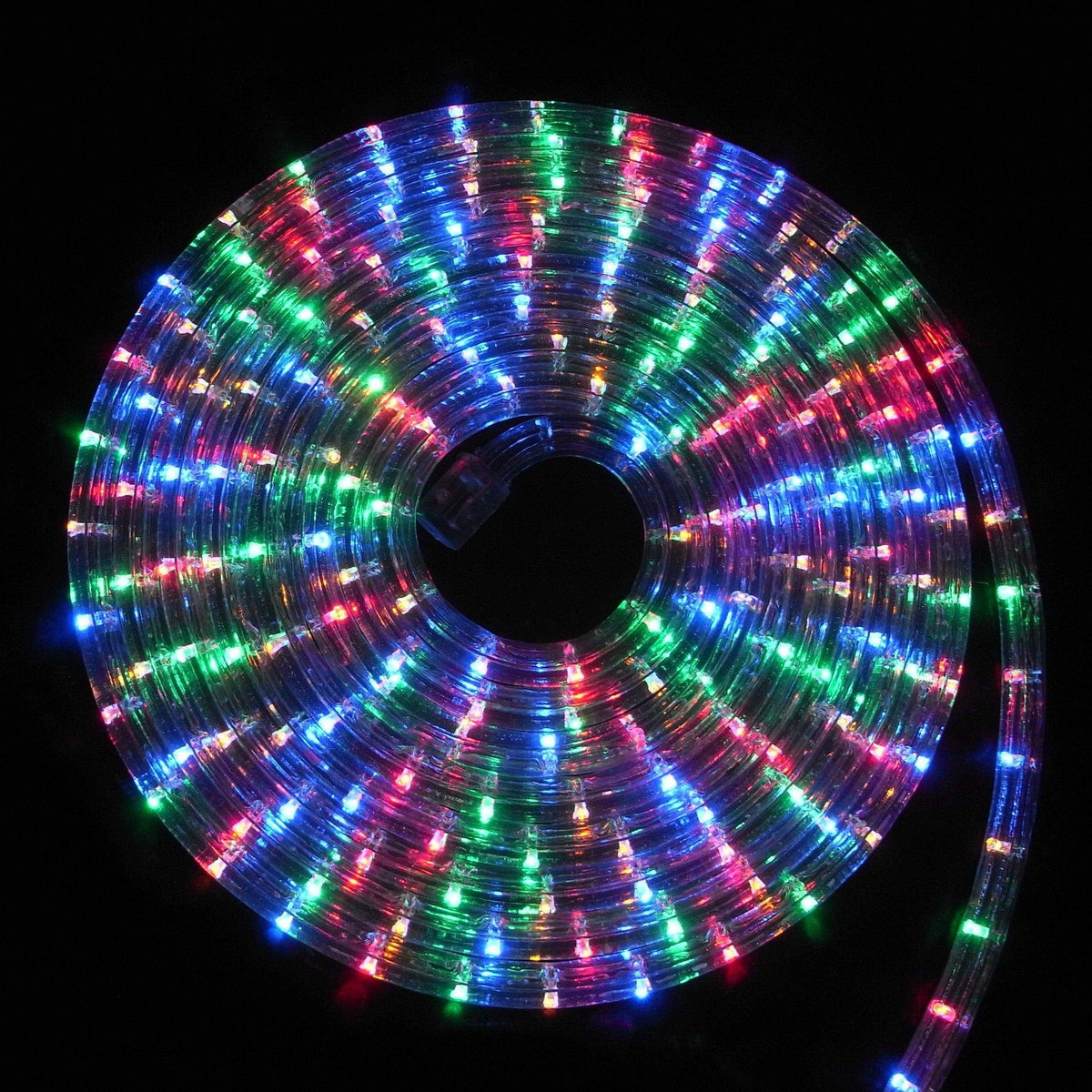 LED Flashing Multicoloured Ropelight (30m) - View 1