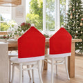 Santa Hat Chair Cover Set 2pc styled in an Australian Christmas setting