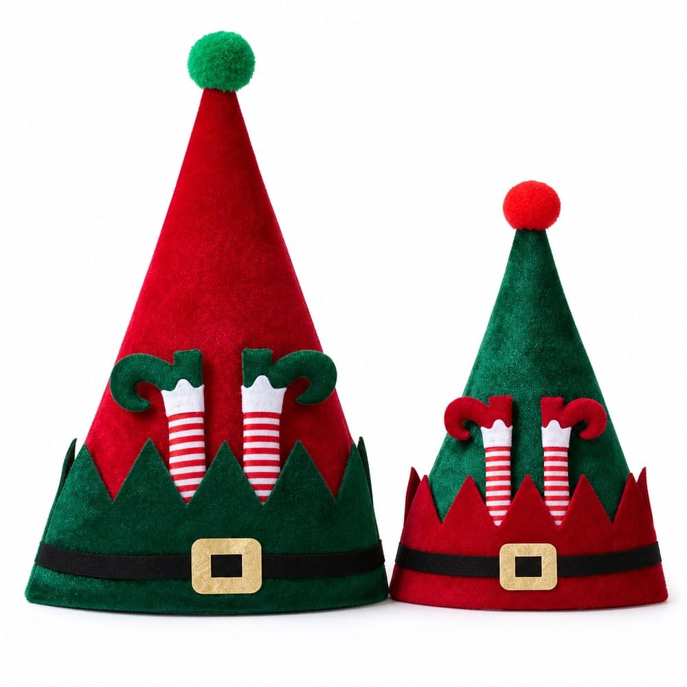 Plush Elf Feet Hat (40x30cm)