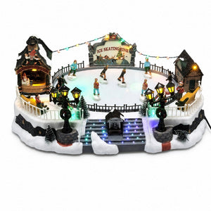 LED Village Ice Skating Ring (40cm)