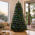 LED 1250 Snake Lights on Reel Multicolour styled in an Australian Christmas setting