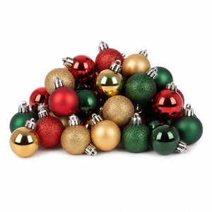 Traditional Bauble Pack 24pk (3cm)