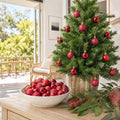 Berry Bauble Pack 24pk styled in an Australian Christmas setting