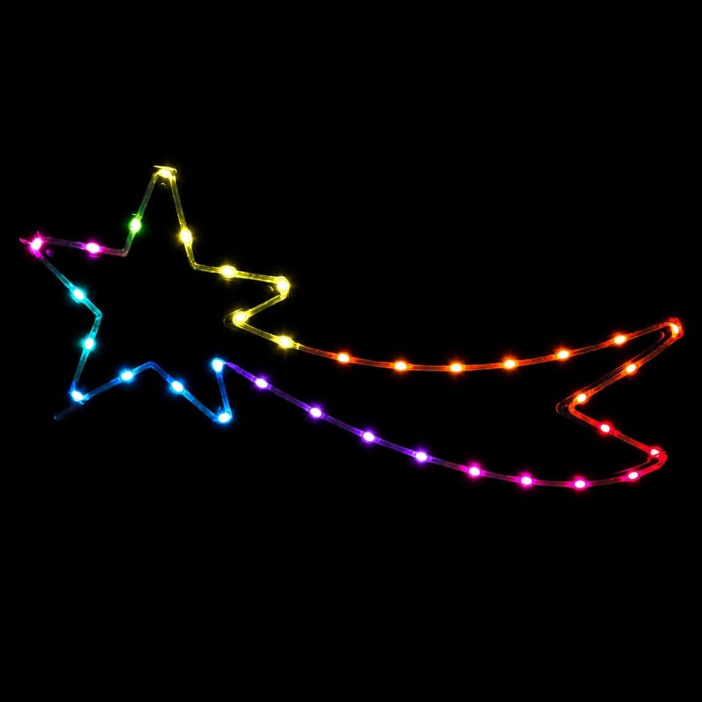 LED Colour Change Shooting Star Multicolour