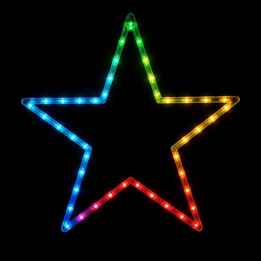 LED Colour Change Star Multicolour