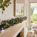 LED 200 Battery Operated Snake Lights White-Warm White styled in an Australian Christmas setting