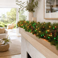 LED 200 Battery Operated Snake Lights Christmas styled in an Australian Christmas setting