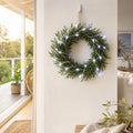 20 LED Battery Fairy Lights White styled in an Australian Christmas setting