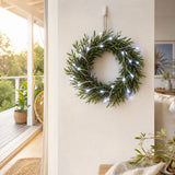 20 LED Battery Fairy Lights White styled in an Australian Christmas setting