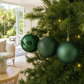 Green Bauble styled in an Australian Christmas setting