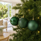 Green Bauble styled in an Australian Christmas setting