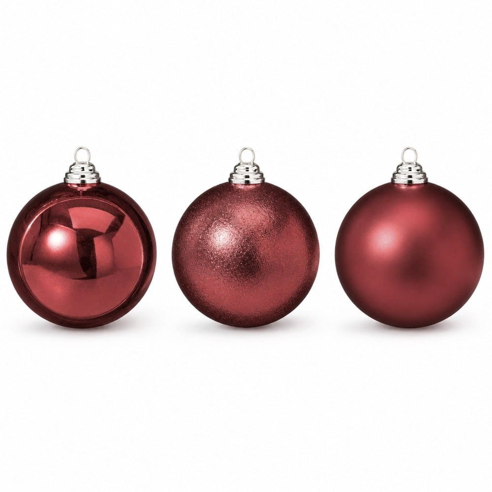 Burgundy Bauble (14cm)