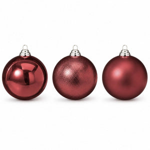Burgundy Bauble (14cm)