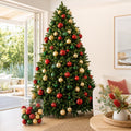 Traditional Bauble Pack 100pk styled in an Australian Christmas setting
