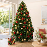 Traditional Bauble Pack 100pk styled in an Australian Christmas setting