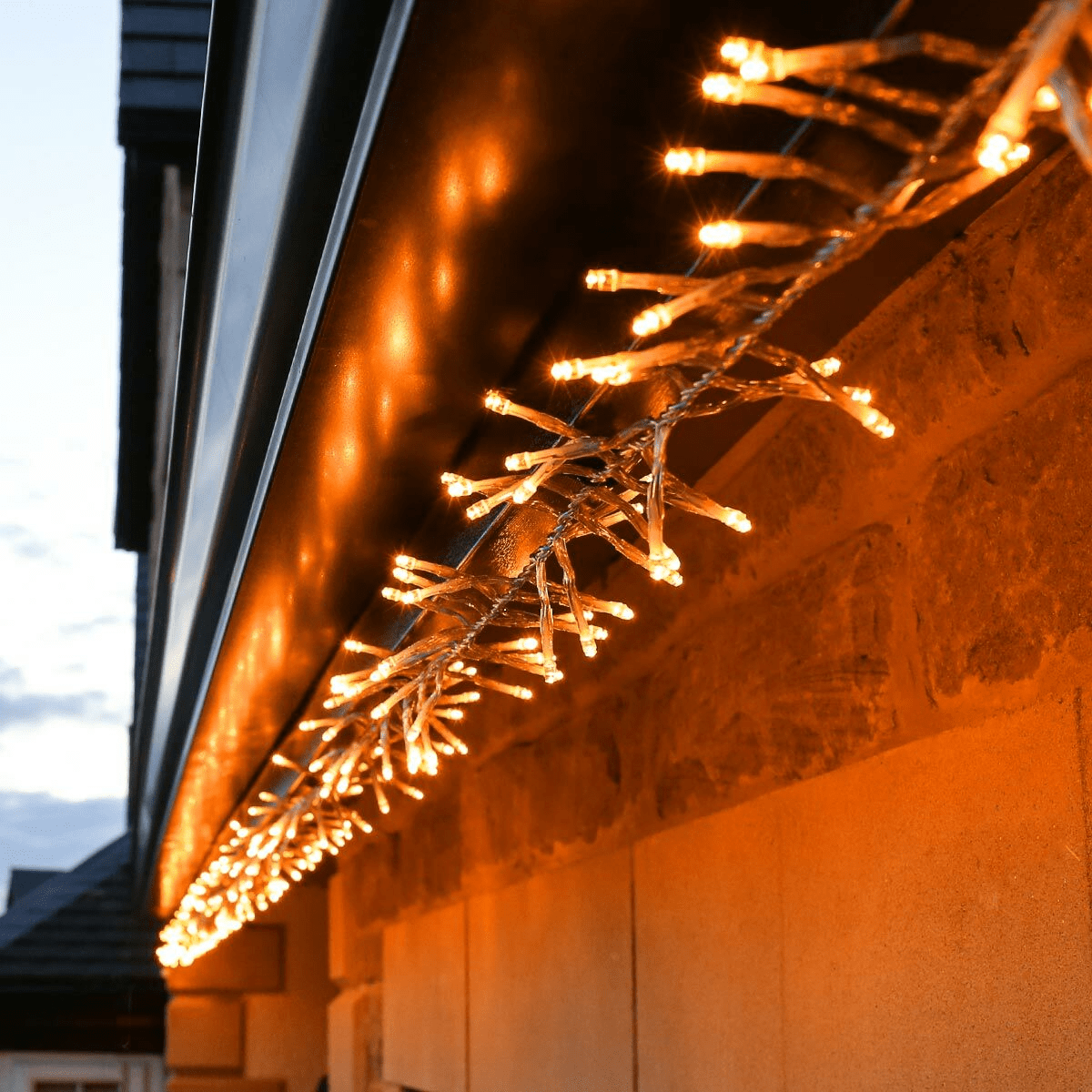 3000 LED Warm White Cluster Lights (21.8m)