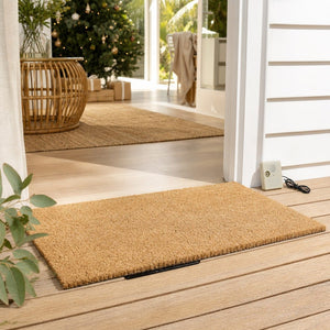 Jolly Musical Doormat styled in an Australian Christmas setting