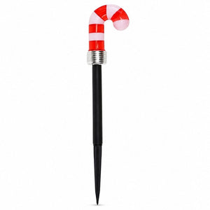 LED Solar Candy Cane Stake (40cm)
