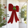 Tinsel Bow Plaque styled in an Australian Christmas setting