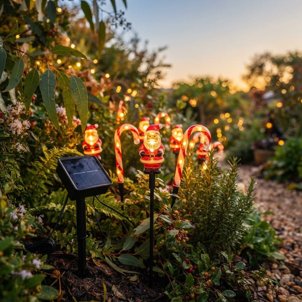 Solar Christmas Lights & Decorations