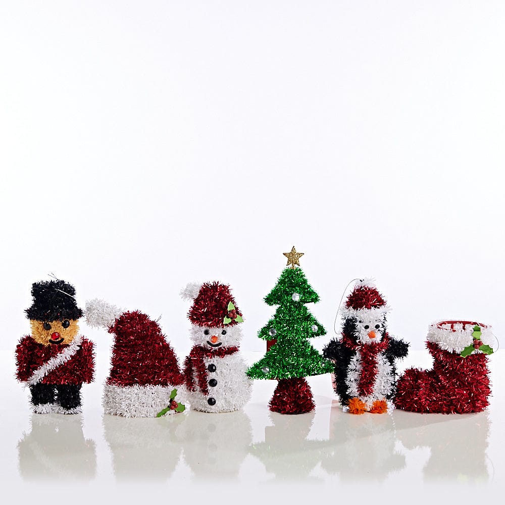 Tinsel Ornaments Asst - View 6