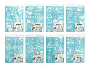 Plastic Snow Spray Stencil Asst - View 6