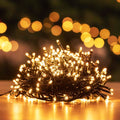 400 LED Flashing Warm White Lights - View 1