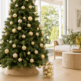 Gold Bauble Multipack (100pcs) decorating an Australian Christmas tree