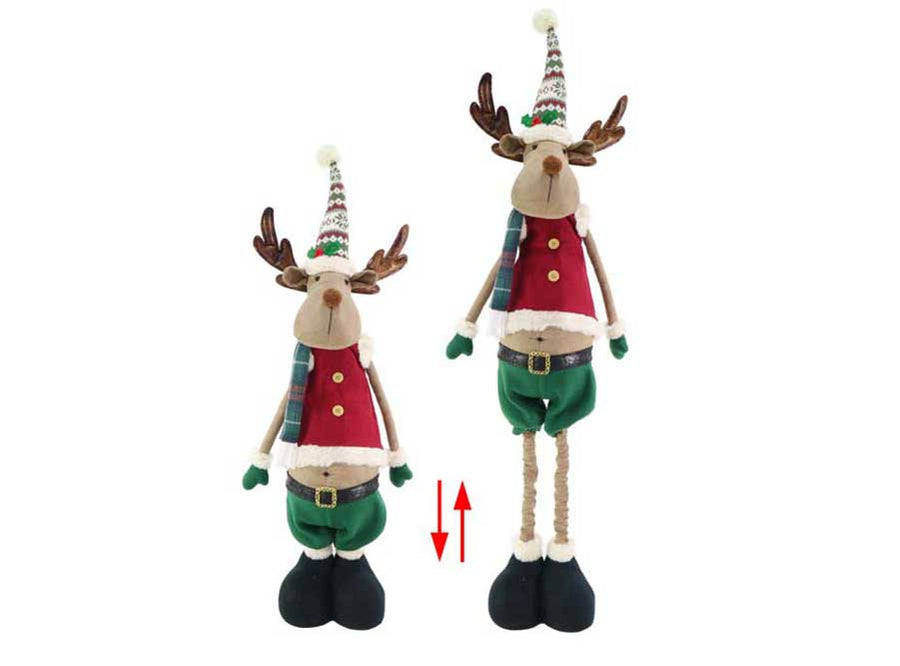 Reindeer Extendable Legs 2 Asst (80-115cm)